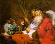 FLINCK, Govert Teunisz. Isaac Blessing Jacob dfg china oil painting reproduction